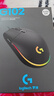 罗技（G）G102第二代游戏鼠标 RGB流光灯效鼠标 轻量化  游戏级8000DPI传感器 黑色 200-8000DPI 实拍图