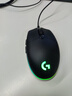 罗技（G）G102第二代游戏鼠标 RGB流光灯效鼠标 轻量化  游戏级8000DPI传感器 黑色 200-8000DPI 实拍图