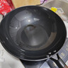 京严炒锅章丘款铁锅无涂层炒菜不粘锅家用精铁锅具燃气电磁炉用已开锅 【灶具通用】适合2-3人  赠盖铲  直径 30cm 百年工艺｜传统铁锅｜健康不沾 实拍图