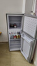 志高电冰箱双门家用节能冰箱出租屋冷藏冷冻环保迷你冰箱办公室公寓租房宿舍低噪电冰箱 S218银色一级能效【重磅新品】 实拍图