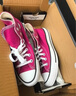 匡威（Converse）官方 All Star男女高帮休闲板鞋粉色A13842C A13842C 36.5 实拍图