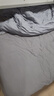 九洲鹿被套单件宿舍单人被罩磨毛被套150x200cm深灰拼浅灰 实拍图
