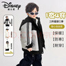 迪士尼儿童羽绒服连帽外套男女童2025秋冬新款加厚保暖冲锋衣三件套 黑色 160 (80-100斤) 实拍图