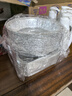 美进家空气炸锅锡纸盘185mm30只锡纸碗加厚家用铝箔盒烧烤箱专用纸方形  实拍图