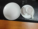甜雅静密胺盘子仿瓷圆形塑料碟子骨碟菜盘商用饭店酒店自助餐食品级盘子 浅盘加厚 A5耐高温 10寸 实拍图