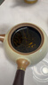 陶迷（TAOMI）茶壶单壶陶瓷泡茶壶家用白瓷汝窑开片可养功夫茶具茶水分离沏茶壶 黄汝窑圆满侧把壶 200ml 101mL(含)-200mL(含) 实拍图