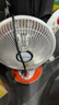 长虹（CHANGHONG）取暖器小太阳电暖器取暖电器电热扇电暖炉烤火炉快热炉取暖神器 白橙小款【直径280mm】 1 实拍图