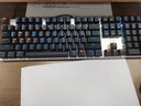 达尔优（dareu）EK815机械合金版机械键盘 有线键盘 游戏键盘 108键 单光 多键无冲 吃鸡键盘黑银红轴 实拍图