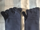 恒源祥袜子纯棉五指袜干爽防臭全棉五指袜男士透气吸汗商务男袜五指袜 浅麻灰 5双 实拍图