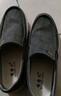 布舍元青年透气平底休闲鞋一脚蹬帆布板鞋老北京布鞋男411-1728 灰色42 实拍图