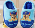 汪汪队立大功（PAW PATROL）汪汪队儿童棉拖鞋男童秋冬季可爱防滑家居卡通女宝宝棉鞋毛毛拖鞋 （升级款）1807汪汪队蓝色阿奇 17.5 内长17.5cm 190码 实拍图