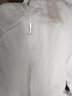 逐梦颜衬衫男士夏季新款外套修身冰丝条纹百搭衬衣长五分袖潮牌痞帅纯色 白色T60 M 实拍图