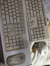 CHERRY樱桃DW2300键盘无线键鼠套装 键盘鼠标商务办公家用笔记本电脑外接全尺寸轻音便携人体工学 复古白 实拍图
