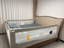 丸丫K2婴儿床围栏宝宝防摔防护栏床边防掉档板2.0+2.2+2.2免打孔三面 实拍图
