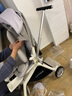 smartstroller遛娃神器婴儿推车可坐可躺轻便折叠双向高景观0-6岁用宝宝溜娃车 月光灰(铝合金车架+3D舒适透气) 实拍图