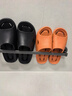 远港男士漏水镂空凉拖鞋夏季浴室洗澡速干室内防滑防臭居家用女卫生间 黑色 41-42  (适合40-41脚) 实拍图