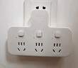 公牛（BULL）转换插头/品字形一转三插座/无线转换插座/电源转换器 适用卧室、厨房 3位分控开关插座  实拍图
