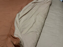 京东京造意式瓷磨四件套 60支长绒棉磨毛A类100%纯棉全棉床单被套床上冬天保暖双人 1.8m枫叶棕 实拍图