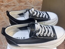 百丽（Belle）小白鞋女鞋商场款厚底增高一脚蹬单鞋透气休闲鞋U8N1DAM3预售 黑色 38 (240mm) 实拍图