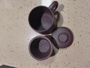 京东京造 宜兴紫砂杯手工泡茶杯【原矿紫泥】茶水分离平安喜乐杯410ml礼盒 实拍图