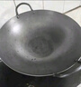 美菱（MeiLing）双耳大铁锅无涂层蜂窝纹炒锅圆底商用炒菜锅熟铁锅燃气炉专用 实拍图