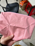 骑行便携收纳包化妆包旅行用品水饺包婴儿推车收纳袋大容量防水 粉红色一个装 实拍图