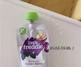 小皮（Little Freddie）婴儿水果泥西梅泥 宝石果泥宝宝无添加糖盐婴幼儿辅食泥 黑莓椰子草莓香蕉泥 70g*1袋 实拍图