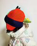 牧萌儿童帽子秋冬季护耳男女童保暖毛线针织帽宝宝学生时尚童帽 红色 实拍图