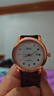 沃凯全自动机芯械男士手表高档日历石英表男款潮流时尚手表男名表 时尚款白色面 实拍图