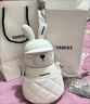 YANIS 3保温杯女生高颜值水杯女生生日礼物女生礼物送女朋友礼物 白色可可兔 820ml 实拍图