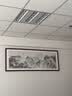 墨派新中式客厅装饰画沙发背景墙挂画办公室山水画横幅手绘国画壁画 流水生财 160*60cm/实木框+喷绘(适合2.0米沙发) 实木边框 实拍图