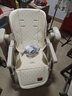 小主早安（BeBeMorning）宝宝餐椅电动摇摇椅二合一婴儿儿童哄睡便携餐桌椅子豪华款卡其色 实拍图