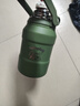 卡罗特316不锈钢保温杯女户外保温壶便携大容量水杯热水壶探险绿900ml 实拍图