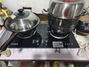 好太太亿美燃气灶双灶5.2KW一级能效家用天然气液化气煤气灶台式嵌入式猛火炉具定时灶方架铜盖鸳鸯灶JZT-B6T 标配款 钢化玻璃+5.2kw鸳鸯猛火灶 瓶装液化气 实拍图