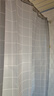 京东京造 浴帘涤纶卫生间加厚宽防水防霉遮光洗澡淋浴室隔断窗帘200*180cm 实拍图