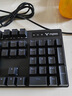 雷柏（Rapoo） V500PRO单光版 有线背光机械键盘 104键全尺寸游戏电竞笔记本电脑办公吃鸡全键无冲键盘 红轴  实拍图