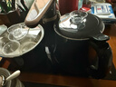 美的（Midea）智能自动上水煮茶器电热水壶0.7L茶台一体电茶炉烧水壶电水壶养生套装消毒茶具304不锈钢电茶盘C13 实拍图