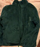 优衣库女装男装长绒摇粒绒拉链茄克/长袖外套夹克冬新款479611 54 绿色 M 实拍图