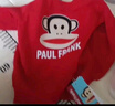 大嘴猴（paul frank）童装卫衣2025秋冬款男女童舒适保暖多色中大童潮流百搭外套 249F红色 160 实拍图