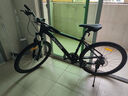 喜德盛26款黑客350黑客380山地车自行车成人21速铝合金男士女生学生上班 黑客350黑银色【2026升级款】 26寸x17寸身高165-180cm 实拍图