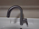 九牧（JOMOO）水龙头洗脸盆面盆水龙头卫生间冷热出水龙头浴室柜旋转水龙头卫浴 32686枪灰【双水花】 实拍图