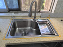 华帝（VATTI）水槽大单槽洗菜盆一体盆304不锈钢厨房水槽洗碗池台上中下安装 S1 实拍图