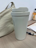 乐扣乐扣（LOCK&LOCK）遇见元气保温保冷咖啡杯弹跳盖男女颜值水杯LHC3271BEG白色400ML 实拍图