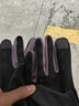 【京东物流】手套男士冬季加绒骑行电动车防滑触屏开车保暖手套女 【掌心防滑 可触屏】男士黑色 均码 1双 掌围女17-21男18-23cm 实拍图