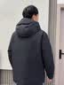 波司登（BOSIDENG）反季羽绒服90绒男士宽松休闲加厚连帽圆领经典休闲外套 【店长推荐】黑色8056 S 170/92A 体重约120-130斤 实拍图