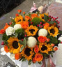 冉子花坊鲜花速递同城配送向日葵混搭抱抱桶玫瑰送女友爱人生日礼物真鲜花 抱抱桶混搭 实拍图
