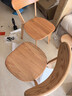源氏木语 实木餐桌现代简约家用饭桌北欧小户型餐厅桌子橡木 原木色餐桌1.6米+ 圆弧餐椅*4 实拍图