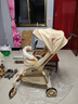 丸丫T6-2遛娃神器高景观婴儿推车可坐可躺轻便折叠可换向香槟金PLUS 实拍图