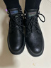 海澜之家HLA马丁靴男士休闲鞋秋冬工装鞋子男HAAGZM4AB70567 黑色加绒45 实拍图