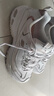 斯凯奇（Skechers）女鞋厚底增高老爹鞋百搭休闲鞋耐磨透气运动鞋女 WTRG白/金 36.5 实拍图